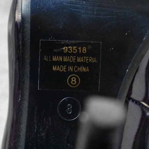 Purple Bolaro Heels with Silver Stud Detail Size 8 - Picture 9 of 13